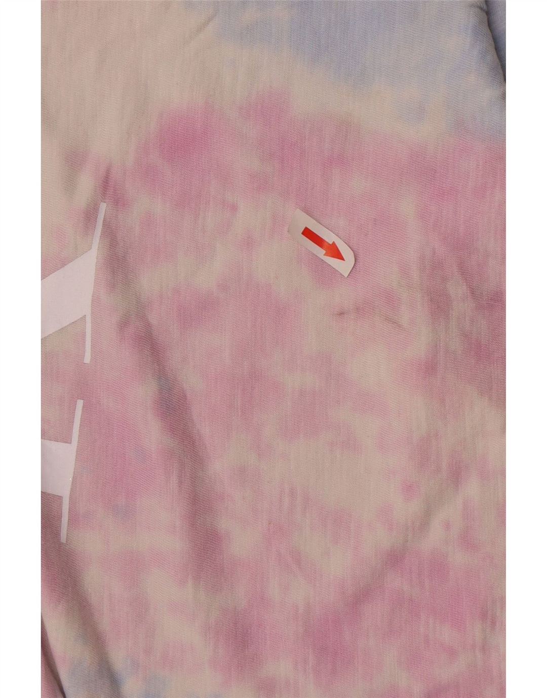 Calvin Klein Jeans T-shirt grafica oversize da donna Top UK 14 Rosa medio