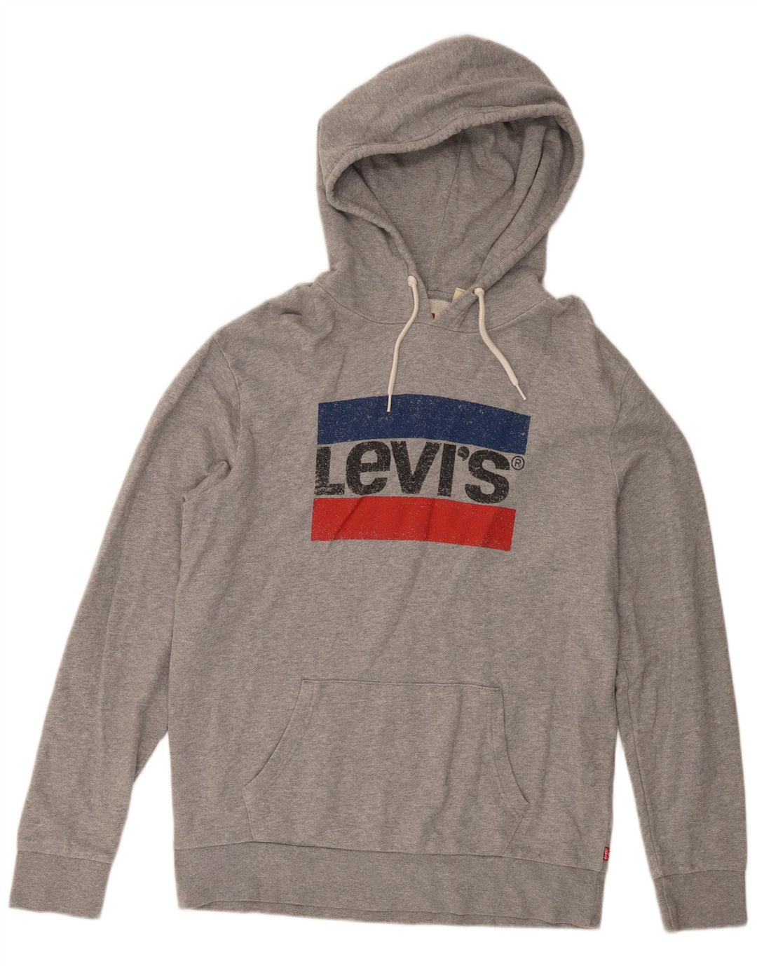 Maglione con cappuccio grafico standard da uomo Levi's in cotone grigio medio