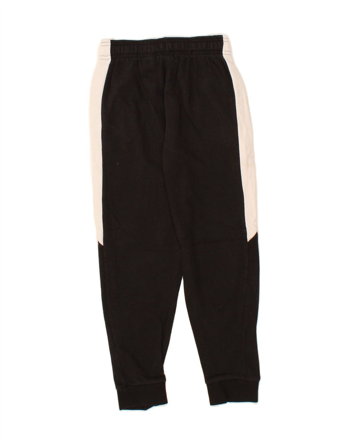 PUMA Boys Tracksuit Trousers Joggers 10-11 Years Medium Black Colourblock Vintage Puma and Second-Hand Puma from Messina Hembry 