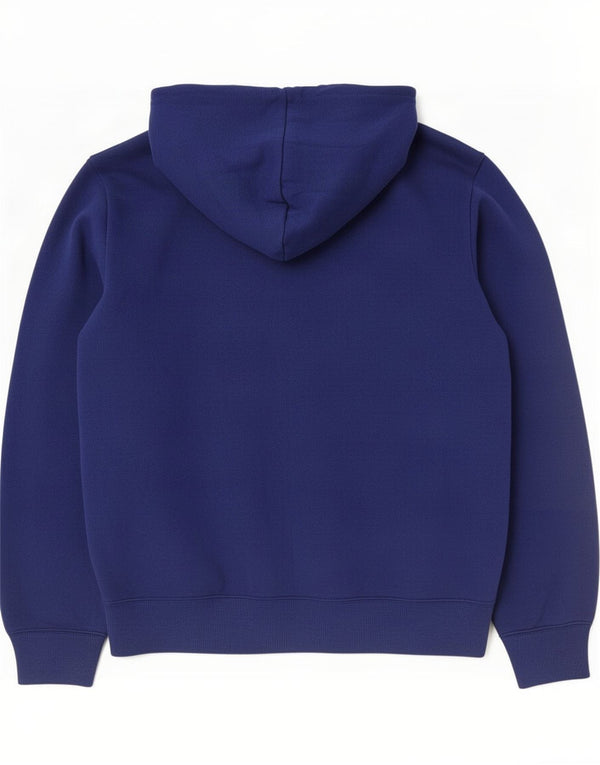 Champion Mens Zip Hoodie Sweater Large Blue Colourblock Cotton
