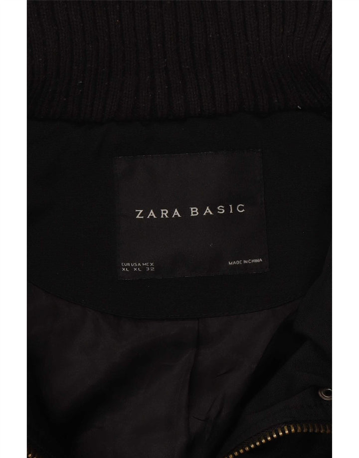 Giacca imbottita da donna Zara UK 18 XL nera