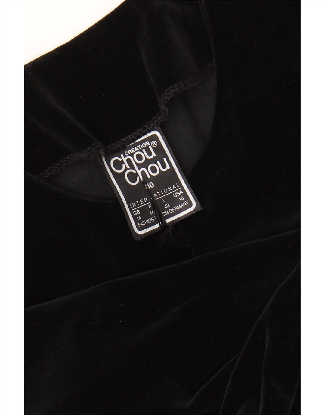 CHOU CHOU Bolero da donna Top UK 14 Large Nero