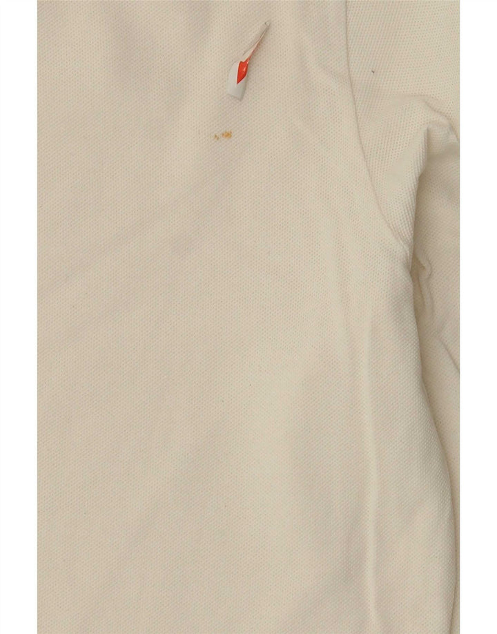 Polo da donna a maniche lunghe Lacoste taglia 44 grande bianca