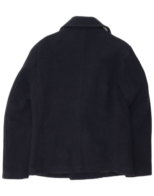 Cappotto da marinaio da uomo GAUDI UK 40 grande in lana blu navy