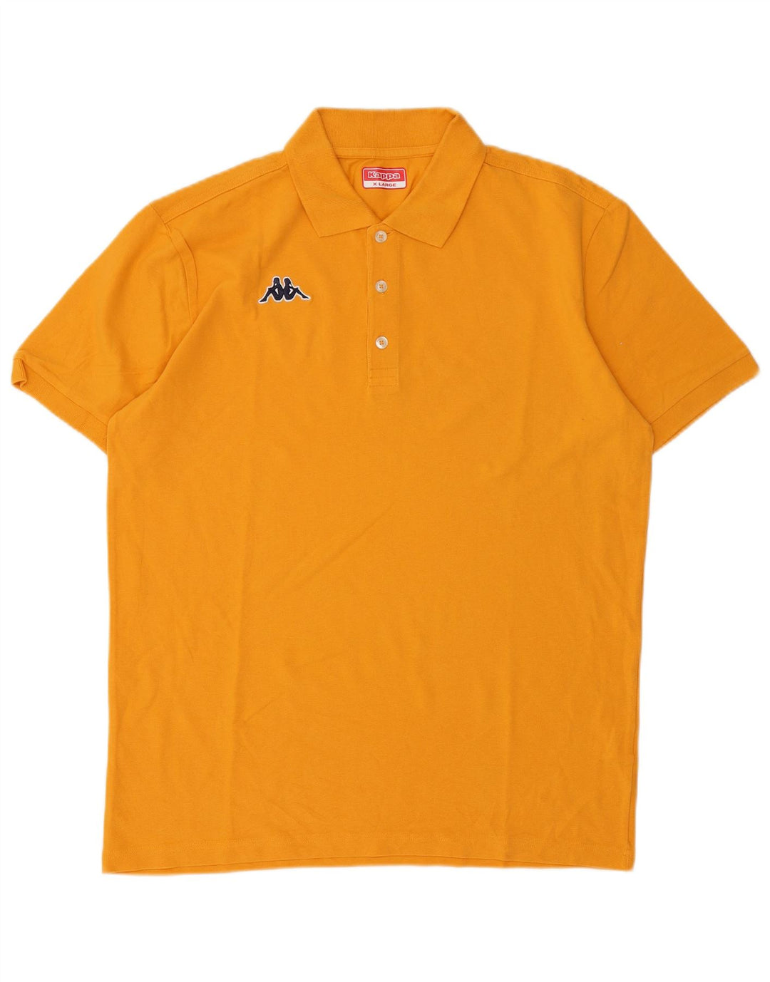 Polo Kappa Uomo XL Cotone Giallo