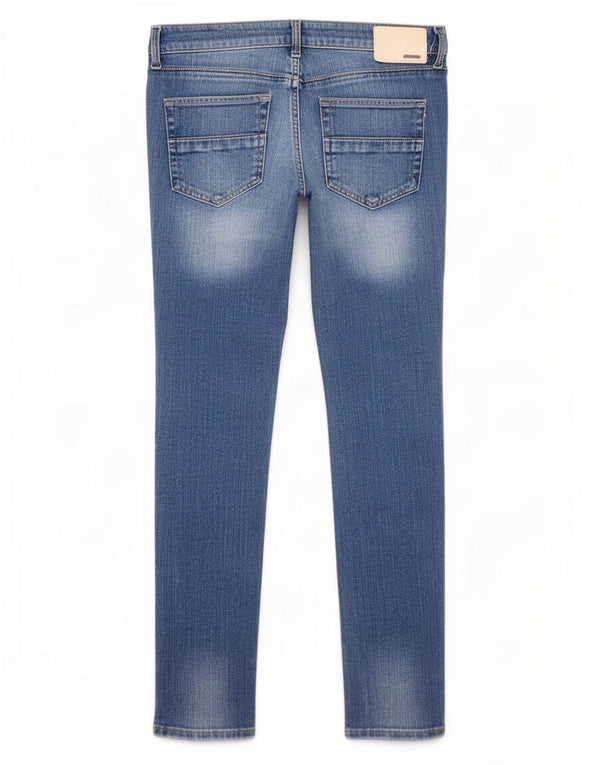 Jeans slim da donna Diesel Cuddy W29 L30 cotone blu