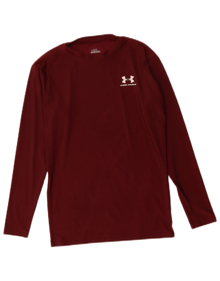 Maglia a maniche lunghe da donna UNDER ARMOUR UK 18 XL Poliestere bordeaux