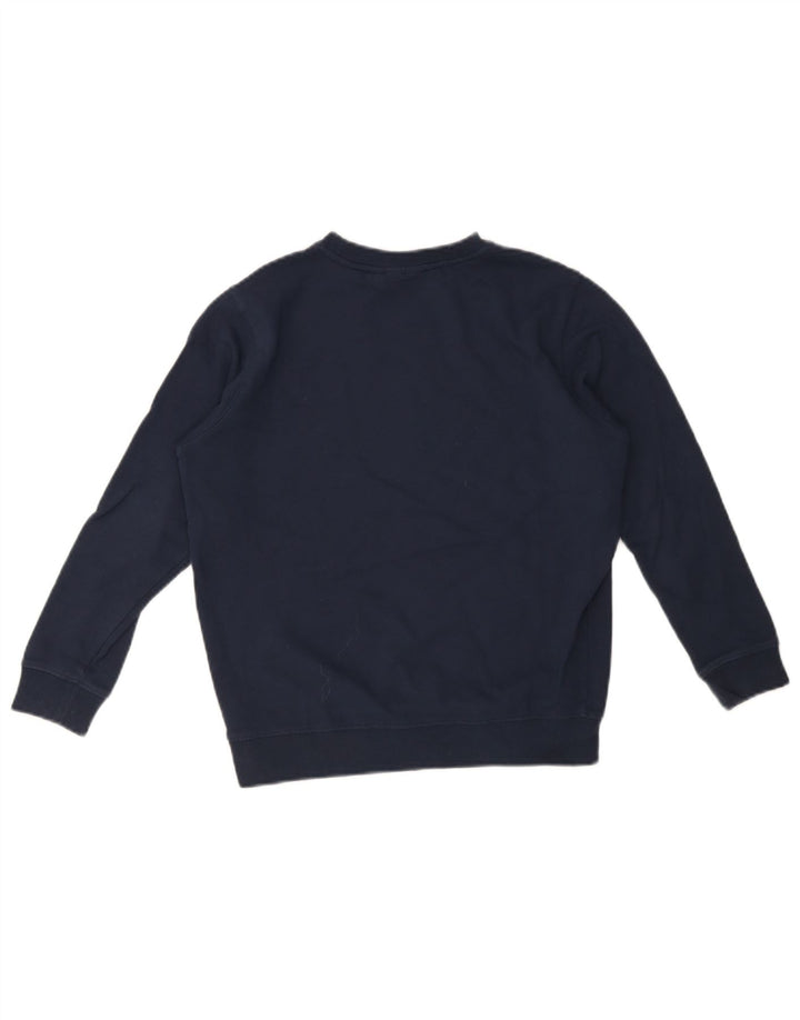 Felpa con grafica da bambino Vans, 7-8 anni, piccola, in cotone blu navy