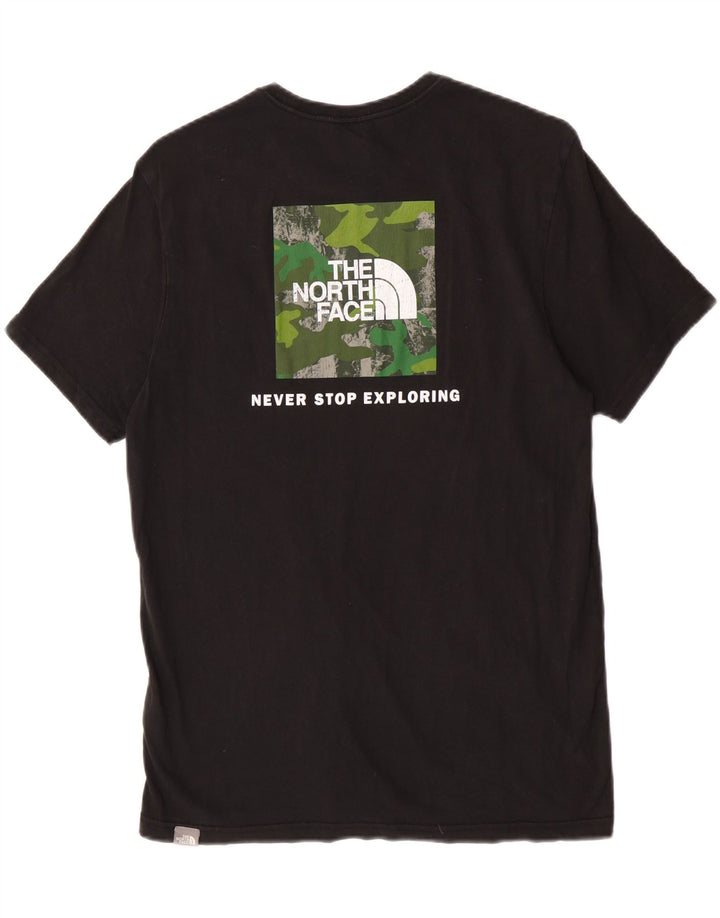 T-shirt grafica da uomo The North Face Top in cotone nero medio