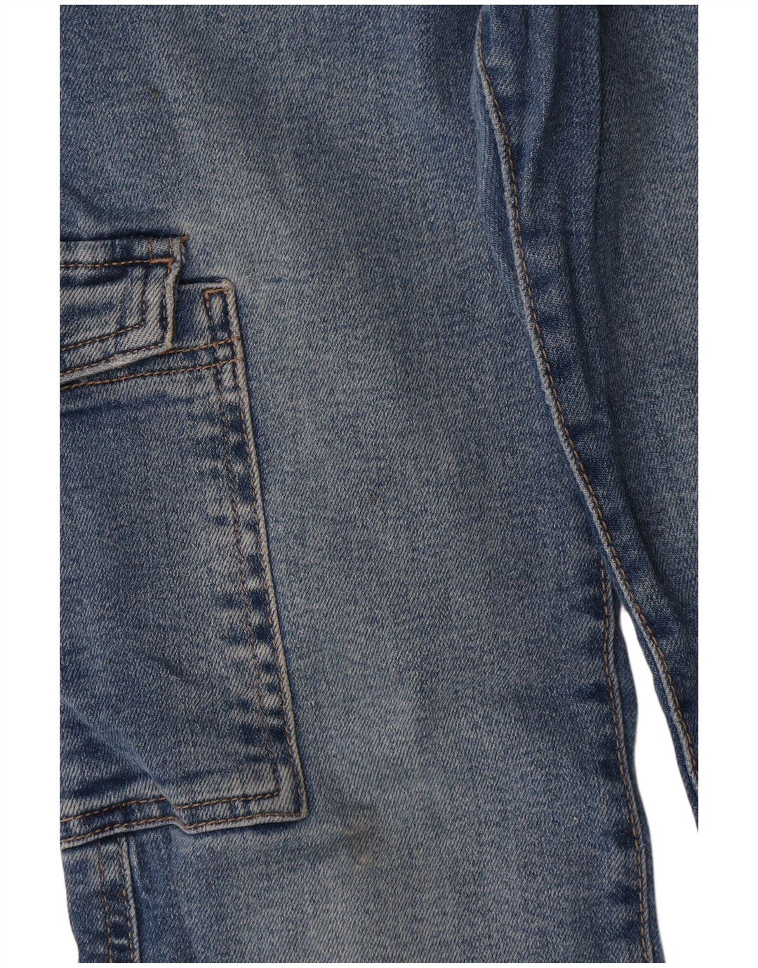 Jeans Zara per ragazze Cargo Bootcut 9-10 anni W26 L25 Blu