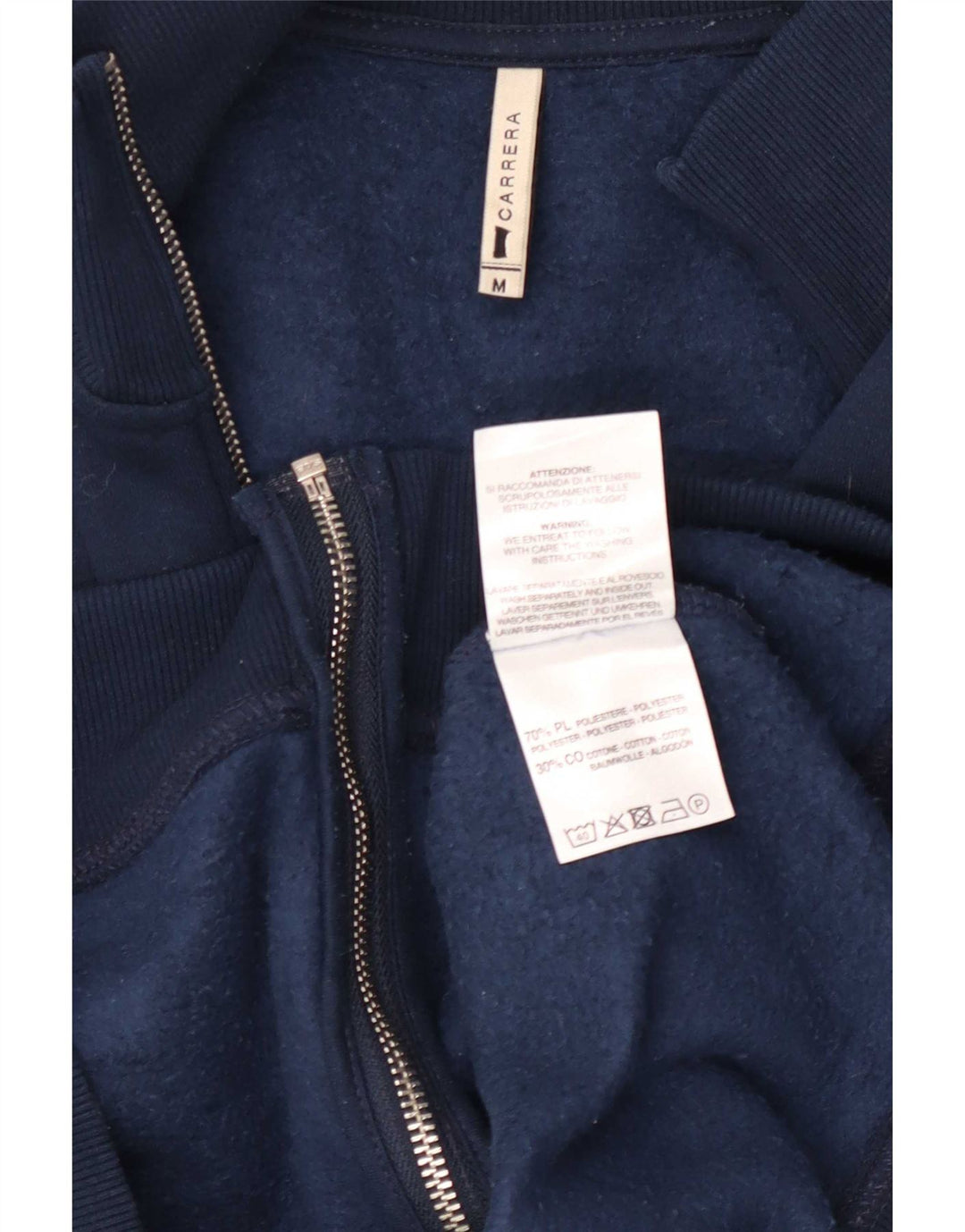Giacca da tuta da donna Carrera UK 14 poliestere medio blu navy