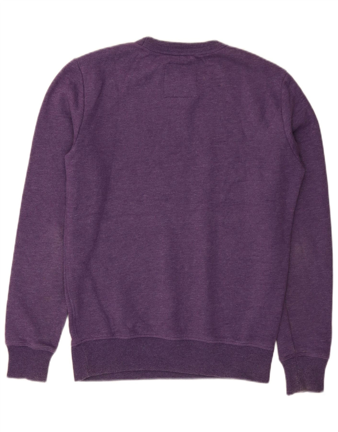 Felpa da uomo SUPERDRY Maglione piccolo cotone viola