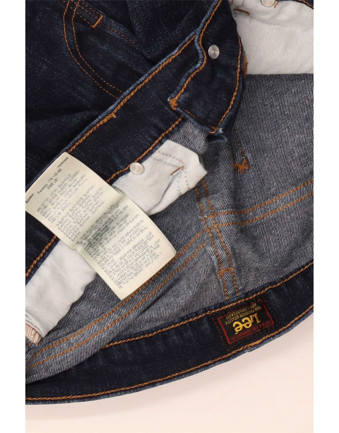 Jeans Lee Austin affusolati da uomo W34 L32 cotone blu navy