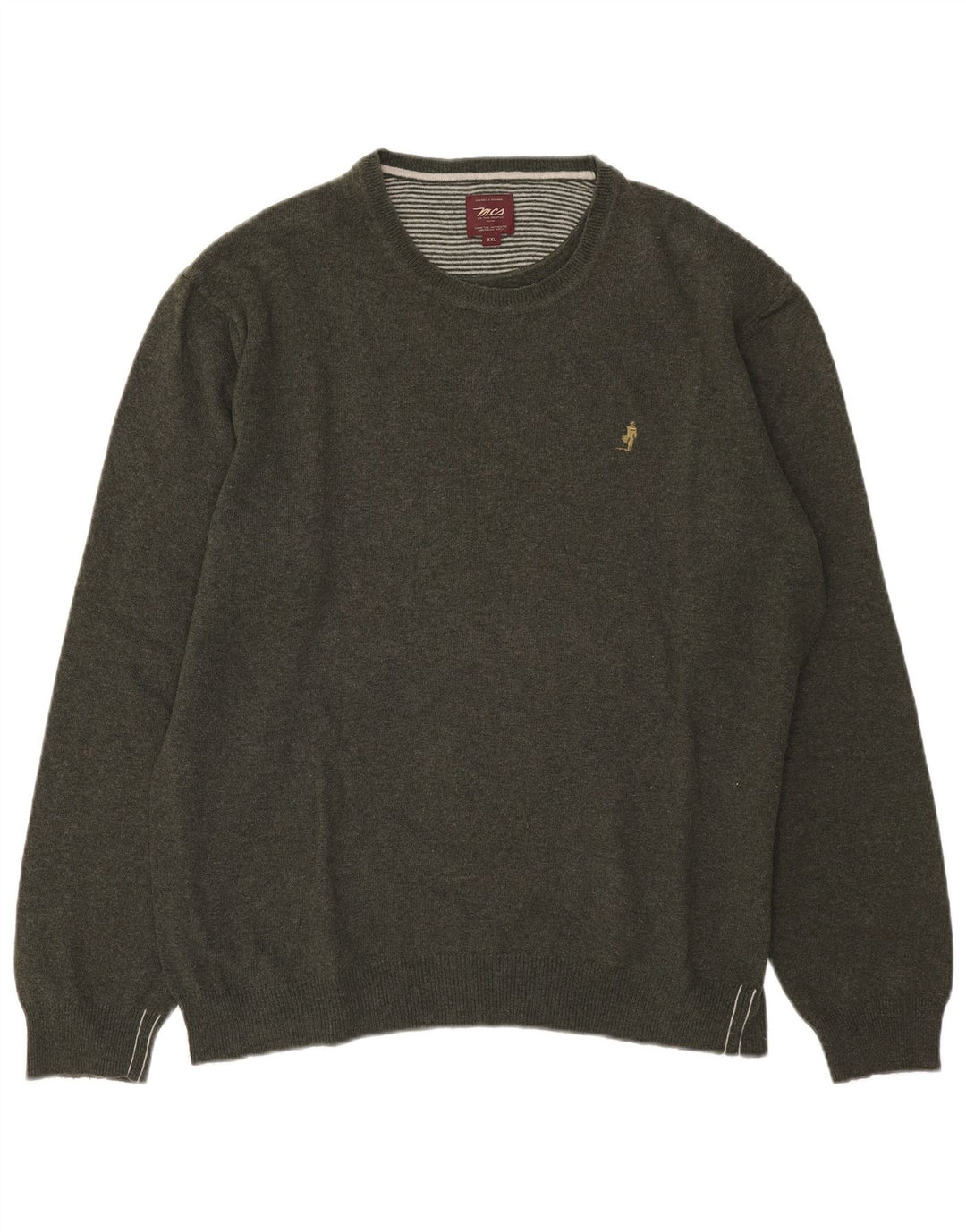 Maglione maglione girocollo da uomo Marlboro Classics 2XL lana verde