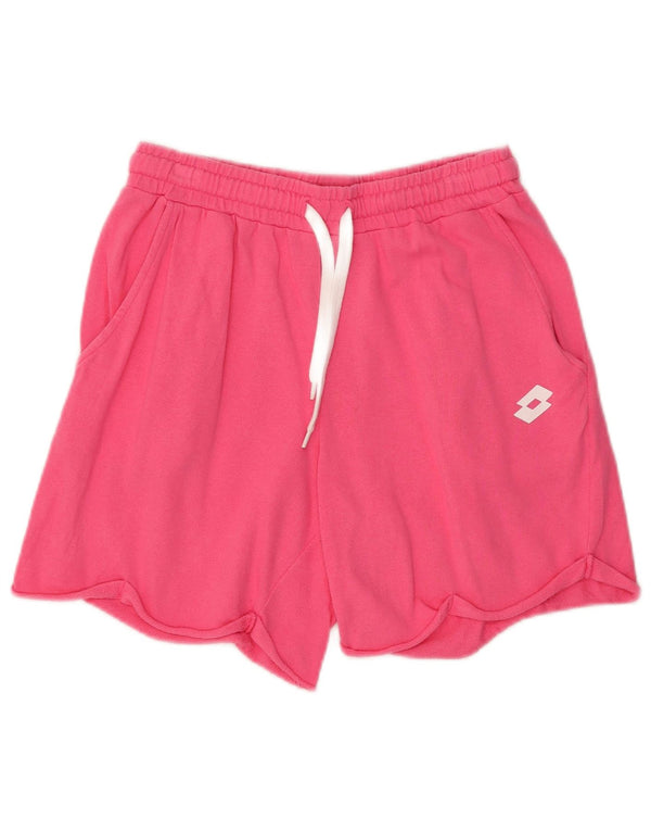 Pantaloncini sportivi da donna Lotto UK 12 cotone rosa medio