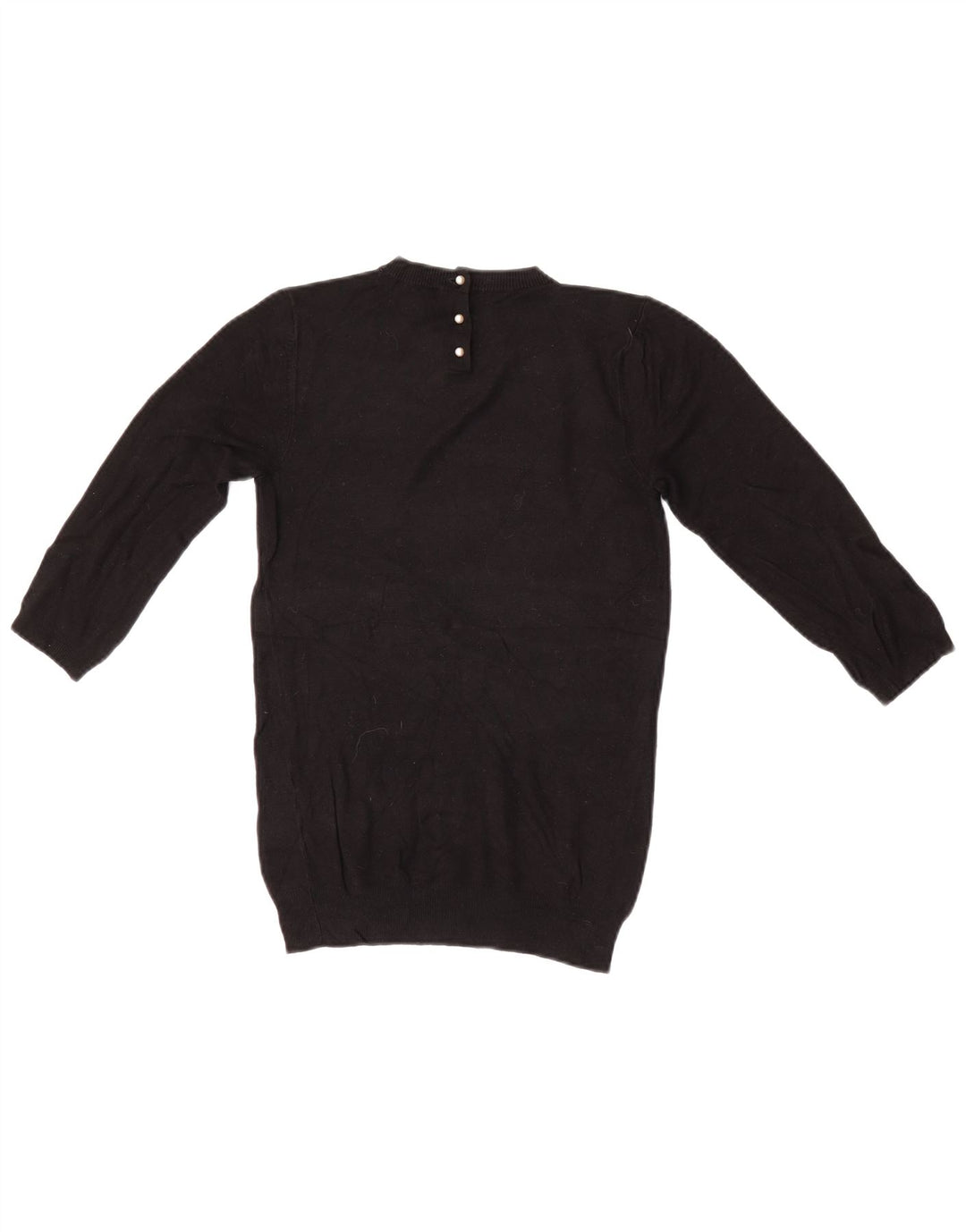Maglione maglione girocollo da donna Zara UK 8 piccolo nero