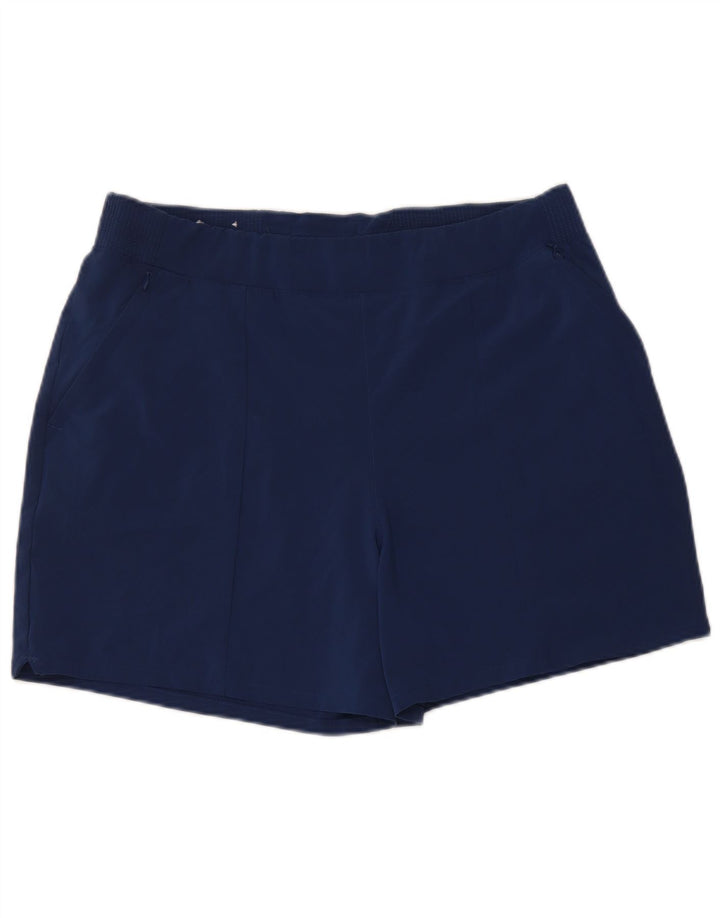 Pantaloncini casual da donna Columbia Large W32 in poliestere blu navy