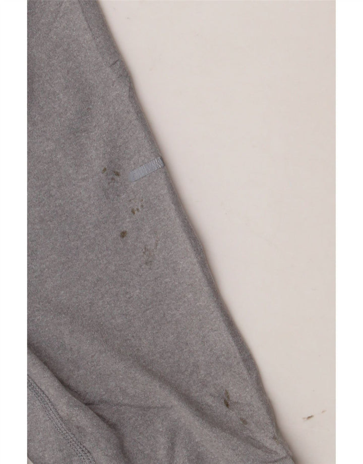 Nike Uomo Dri Fit Pullover Pullover Tuta Top Large Grigio Poliestere