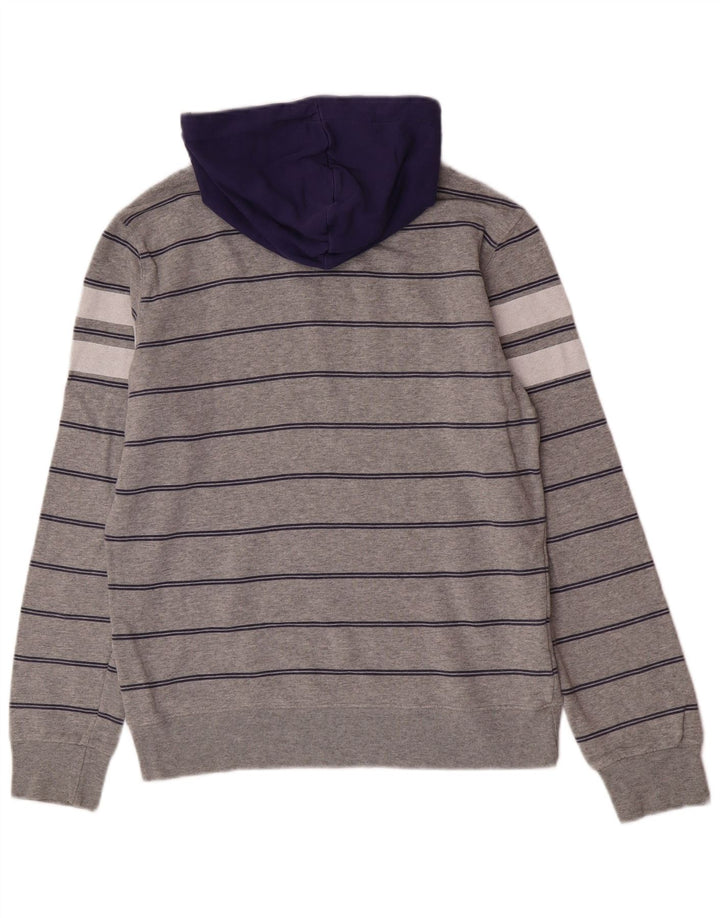 Felpa con cappuccio da uomo Converse in cotone color block grigio medio