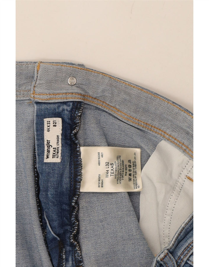 Jeans dritti Texas da donna WRANGLER W44 L32 cotone blu