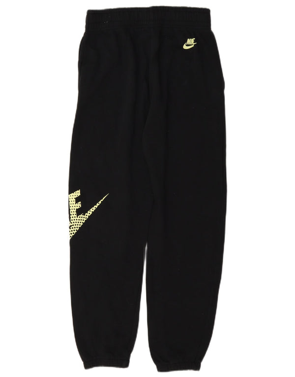 Pantaloni da tuta con grafica Nike per ragazze, pantaloni da jogging, 10-11 anni, colore medio, neri