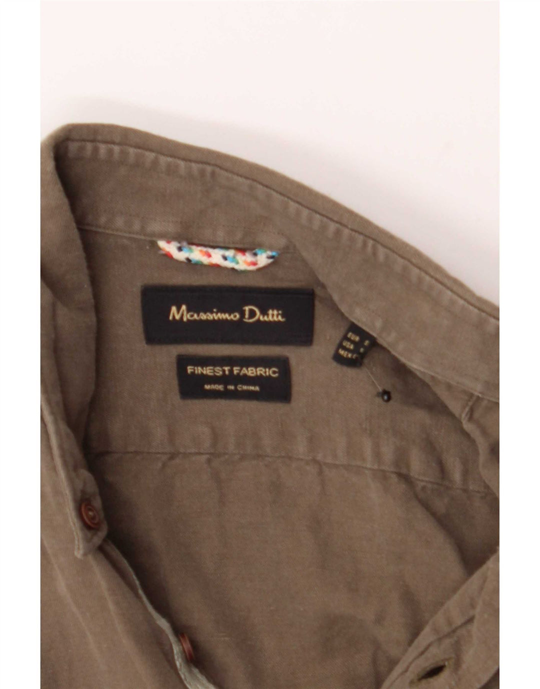 Massimo Dutti Camicia da uomo Small Khaki