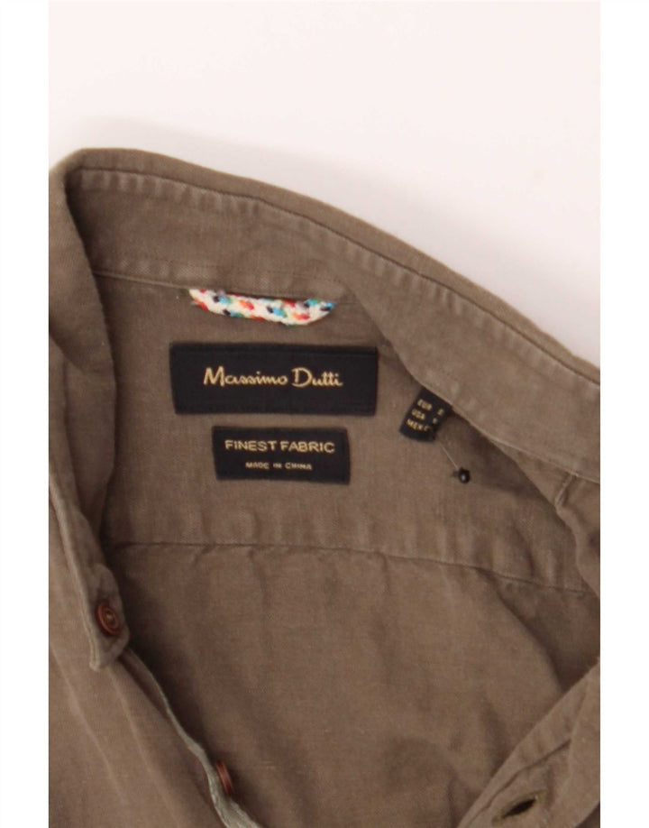 Massimo Dutti Camicia da uomo Small Khaki