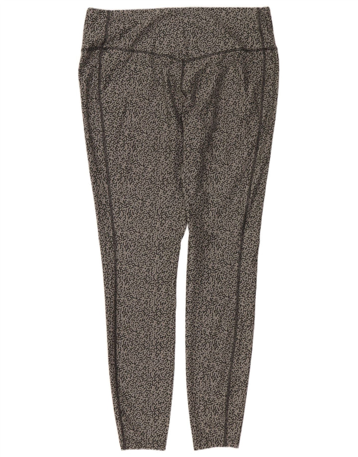 Leggings Dri Fit da donna NIKE UK 18 XL Poliestere con stampa animalier grigio