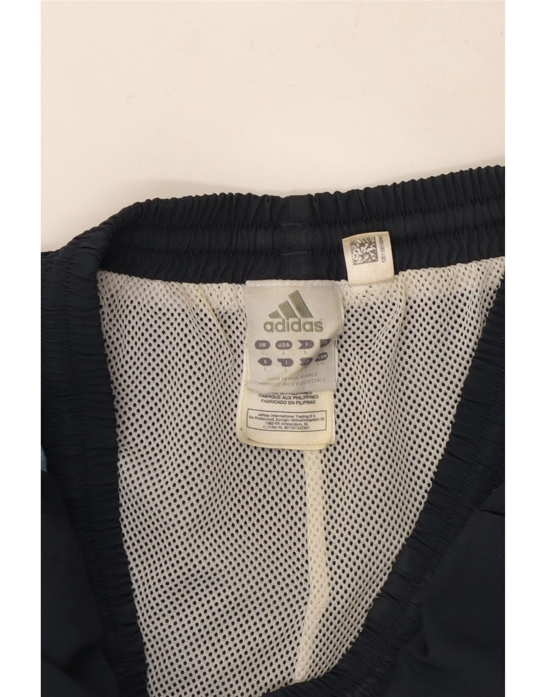 Pantaloncini sportivi Adidas Climacool Bermuda da uomo di grandi dimensioni in poliestere blu navy