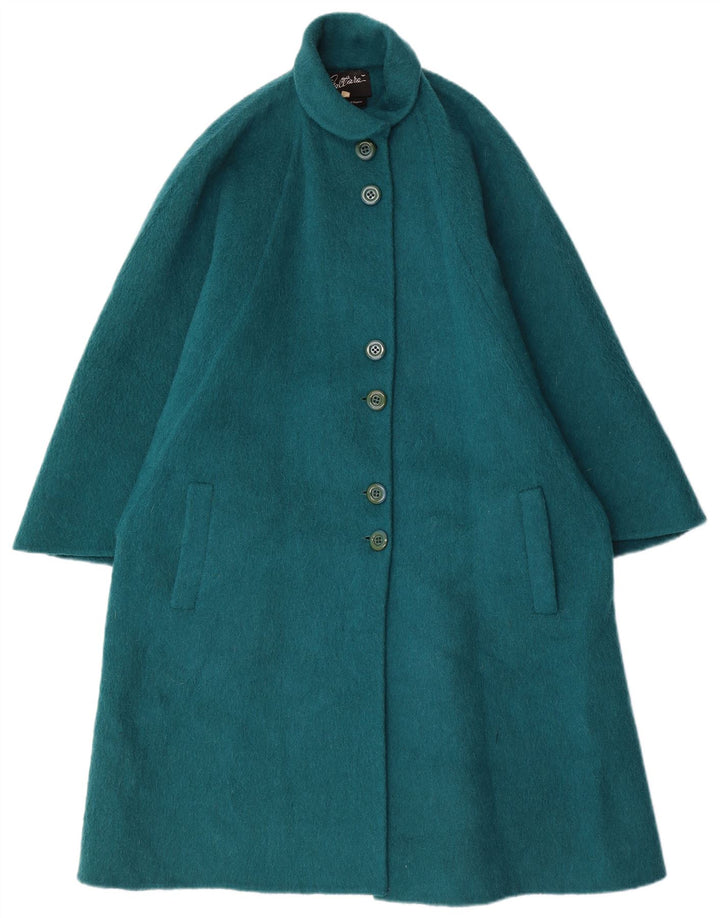 Soprabito oversize da donna Gallara IT 42 Lana di alpaca turchese medio