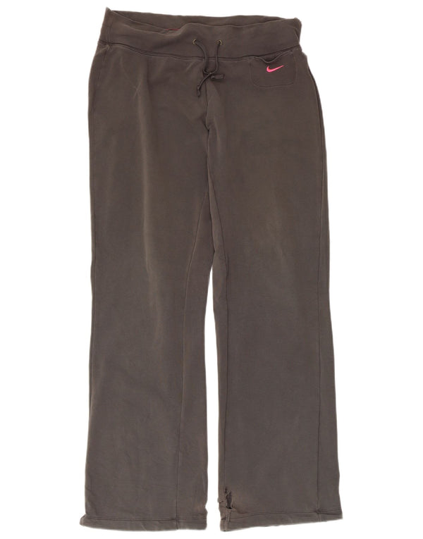 Pantaloni da tuta Nike Dri Fit da donna UK 16 Large Grigio Cotone