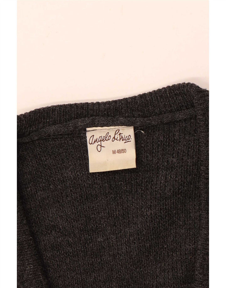 Maglione cardigan da uomo Angelo Litrico EU 48/50 Acrilico geometrico grigio medio