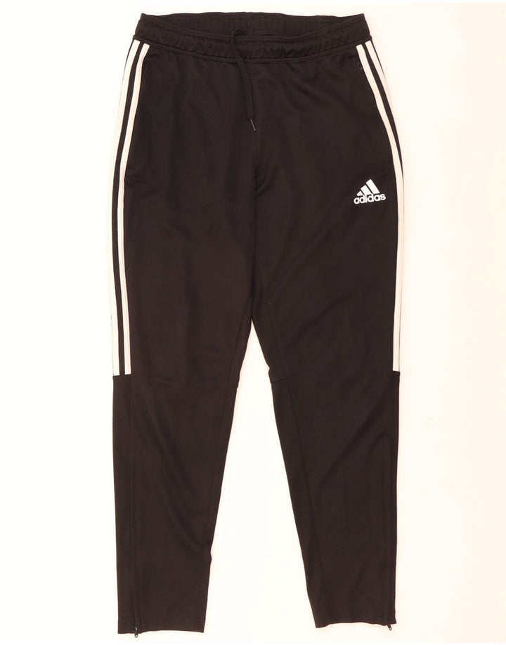 Pantaloni da tuta Adidas Aeroready da donna UK 14 Medium Nero Poliestere