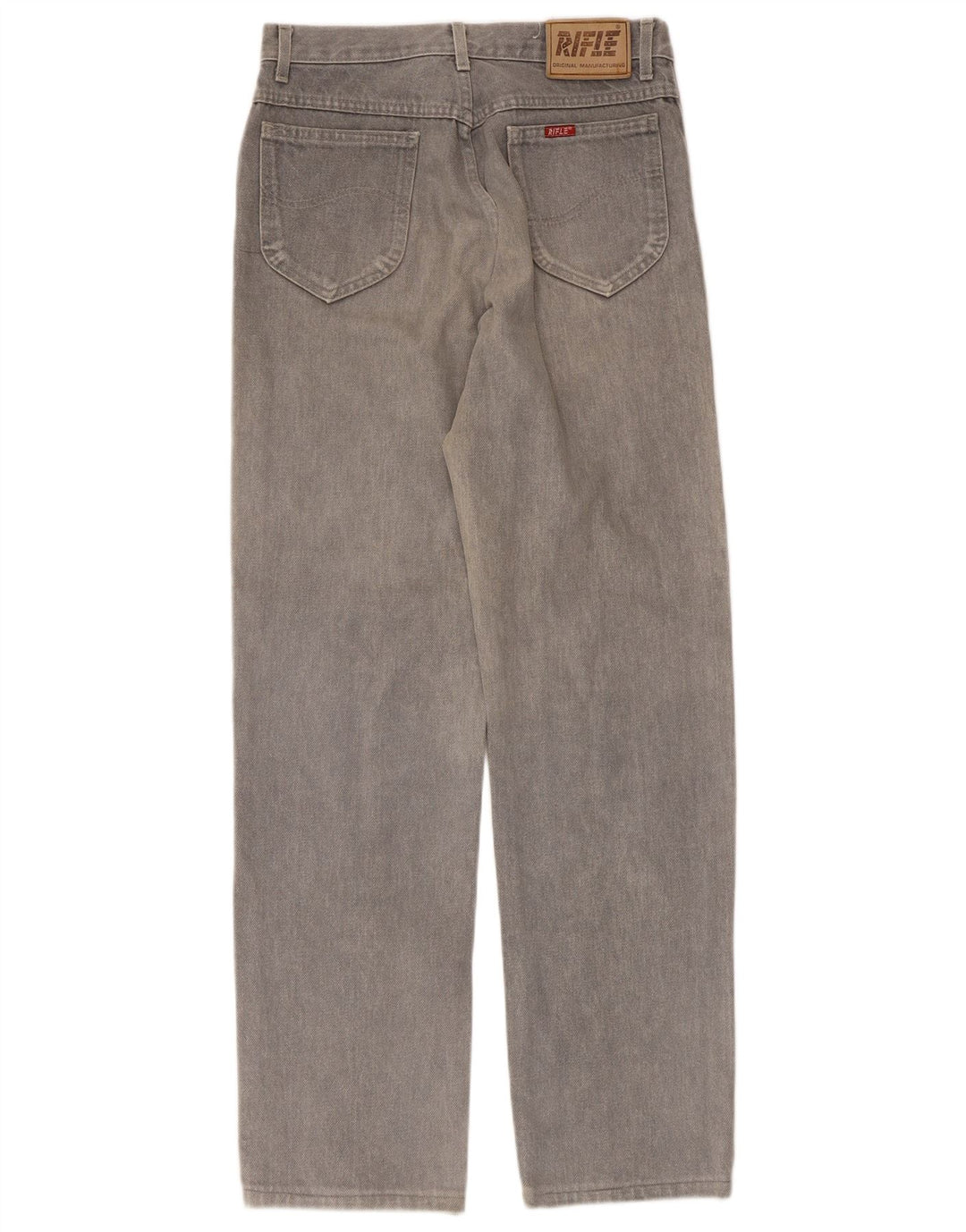 Jeans dritti da uomo Rifle W30 L31 in cotone grigio