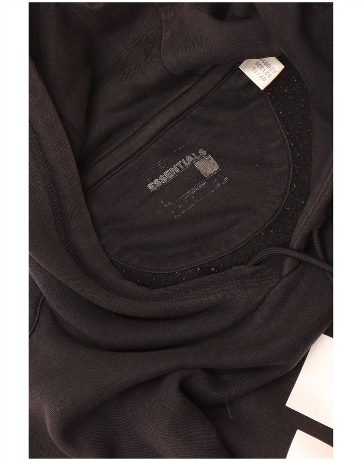 Felpa con cappuccio grafica da uomo Adidas Large nera