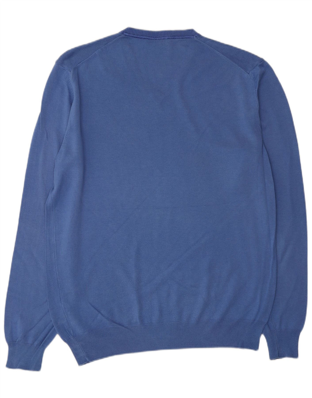 Maglione Uomo Scollo V TRUSSARDI Large Blu Cotone