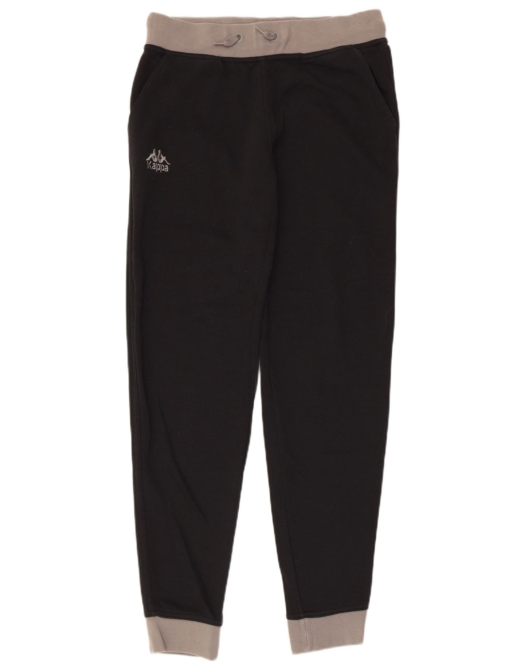 Pantaloni da tuta da donna Kappa Joggers UK 14 Medium Black Cotton