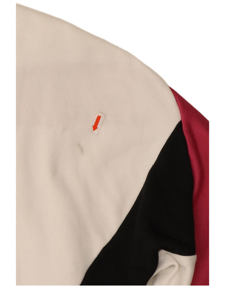 Felpa da donna con collo con zip LEVI'S UK 14 Medium White Colourblock