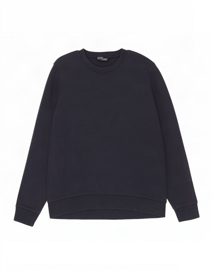 Felpa da donna Marks & Spencer UK 14 cotone medio blu navy