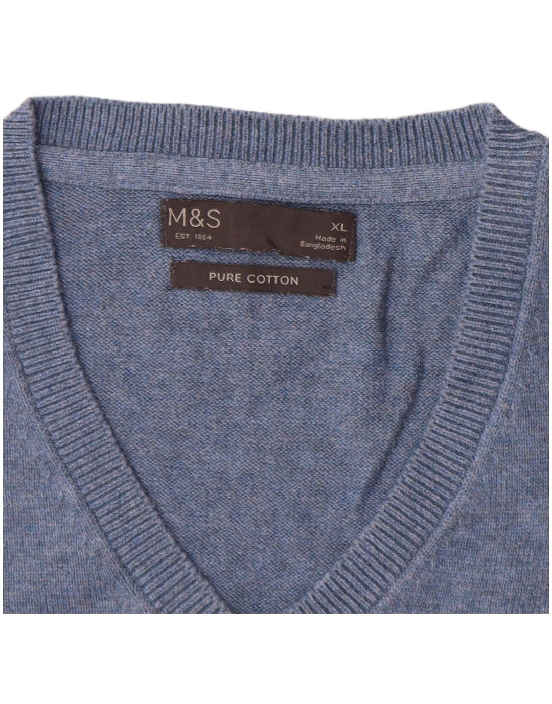 Canotta da uomo Marks & Spencer XL in cotone blu