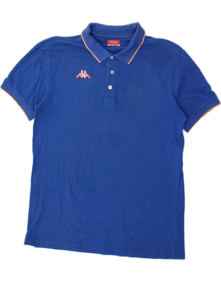 KAPPA Mens Polo Shirt XL Blue Cotton Vintage Kappa and Second-Hand Kappa from Messina Hembry 
