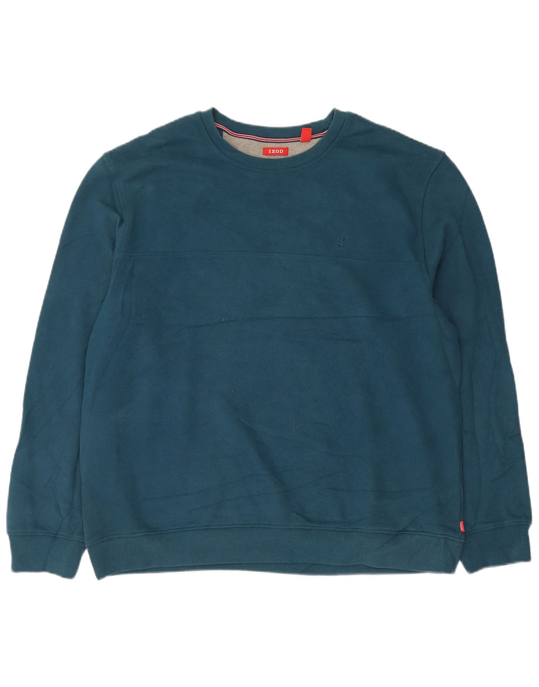 Felpa da uomo IZOD maglione XL verde cotone