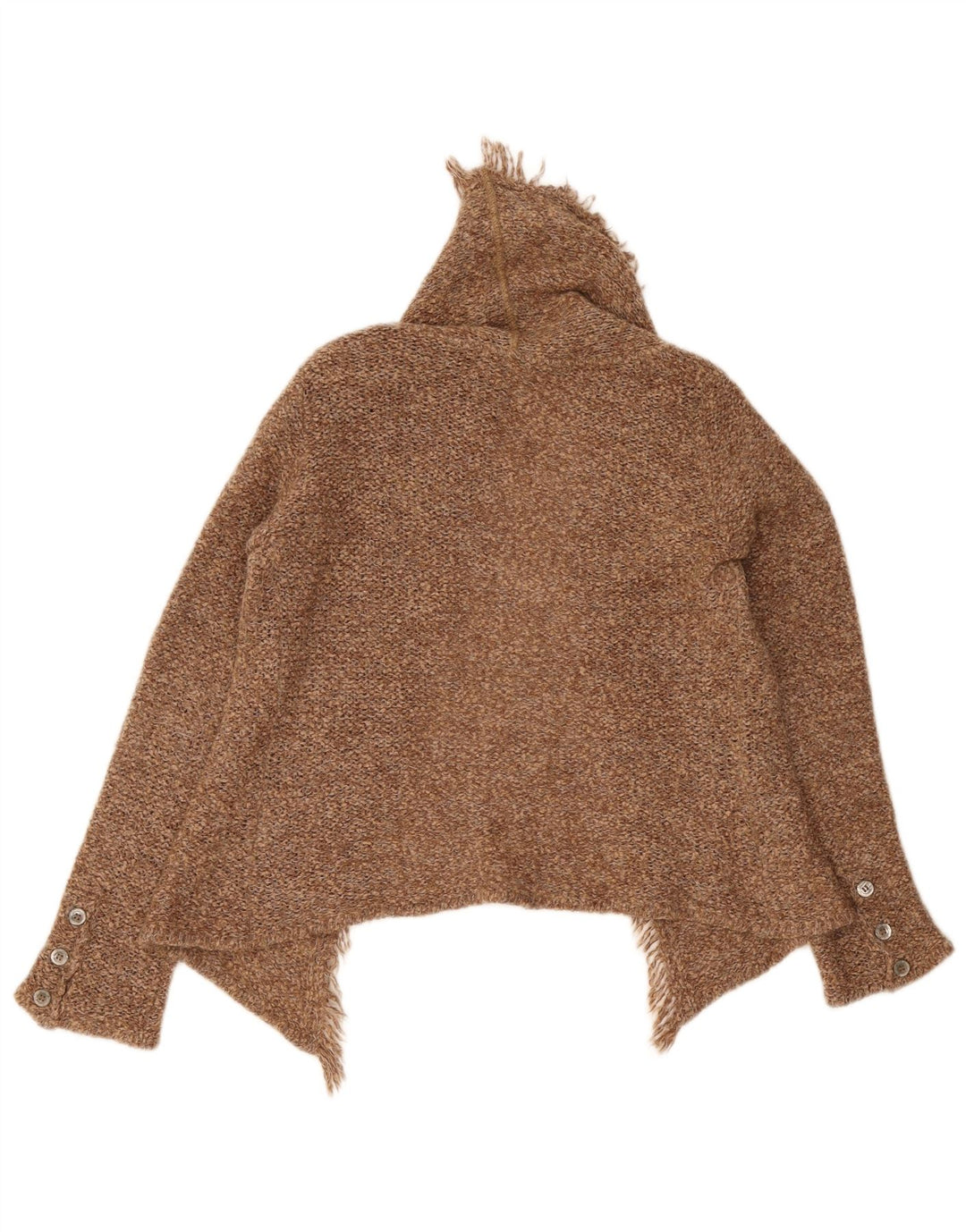 Maglione cardigan aperto da donna Liu Jo UK 10 piccolo Beige