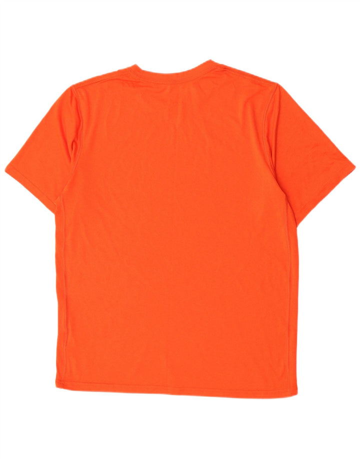 T-shirt Nike Dri Fit da uomo in poliestere arancione medio