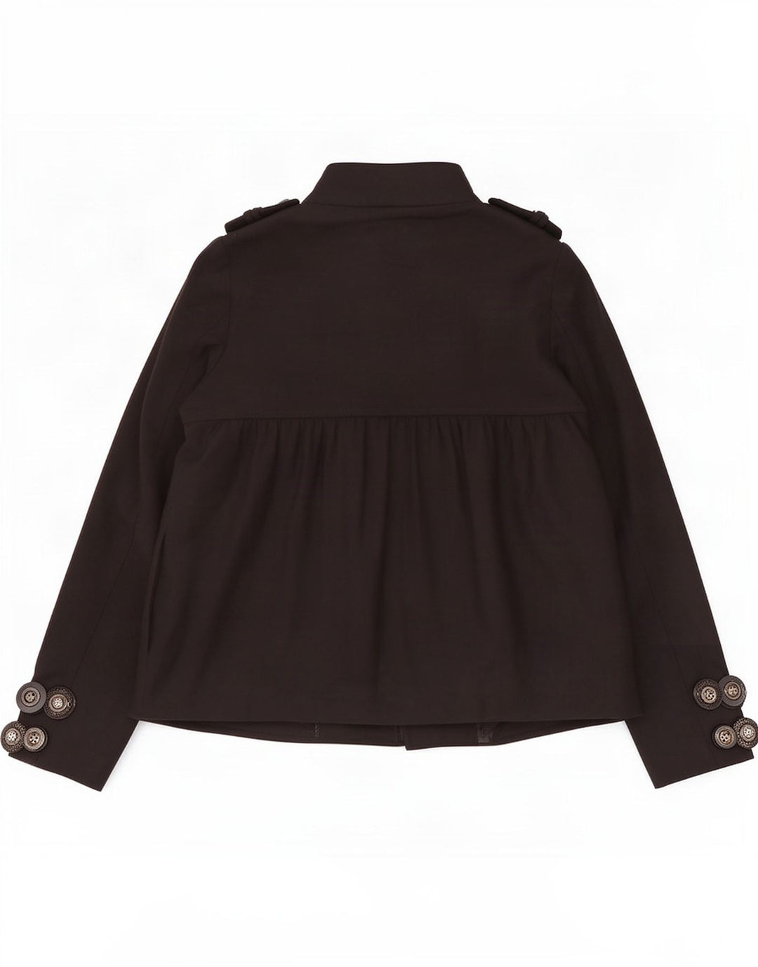 Cappotto da marinaio da donna Zara UK 16 grande in lana nera