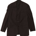 Giacca blazer da uomo a 3 bottoni Cerruti 1881 IT 50 Large in lana nera