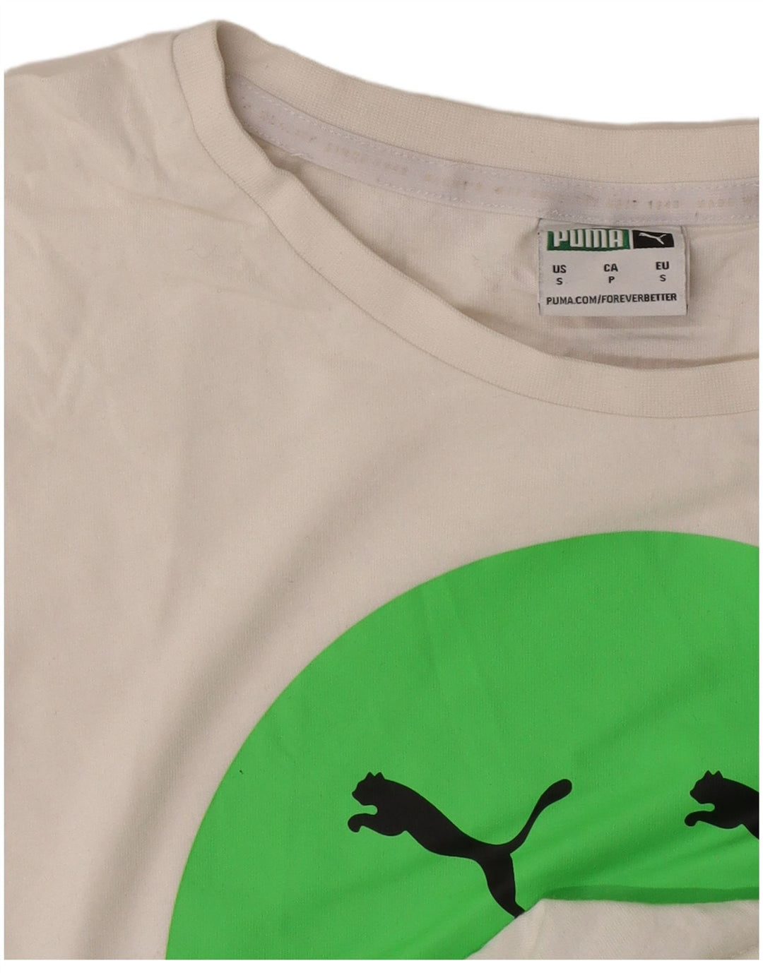 T-shirt grafica da uomo Puma Small bianca