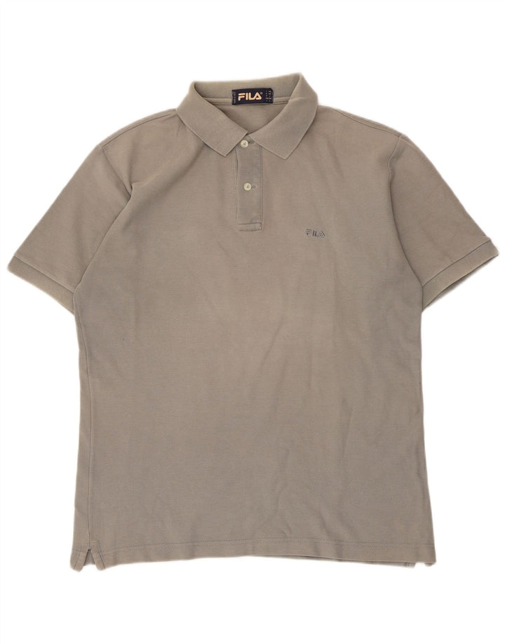 Polo da uomo Fila piccola grigia