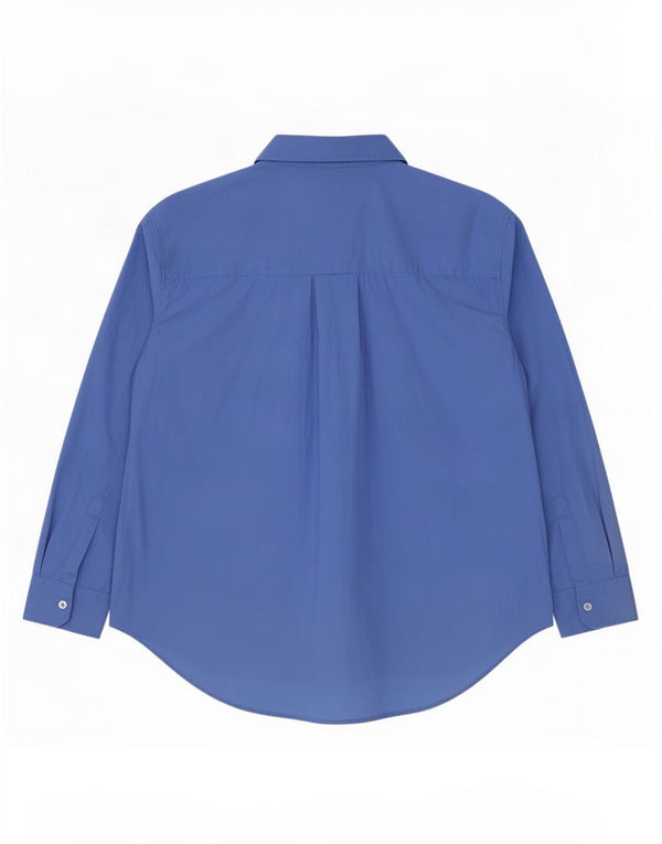 Camicia oversize da donna Marks & Spencer UK 18 XL cotone blu