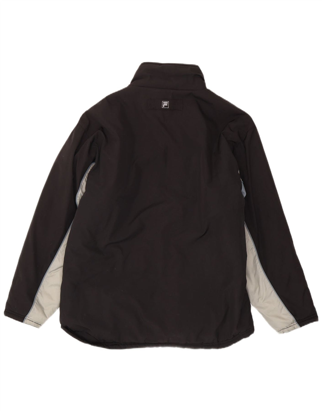 Giacca imbottita reversibile da uomo Fila IT 50 Large nera in poliestere color block